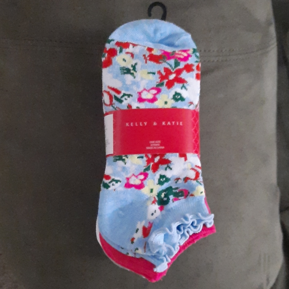 Kelly & Katie Ankle Socks- 6 pack